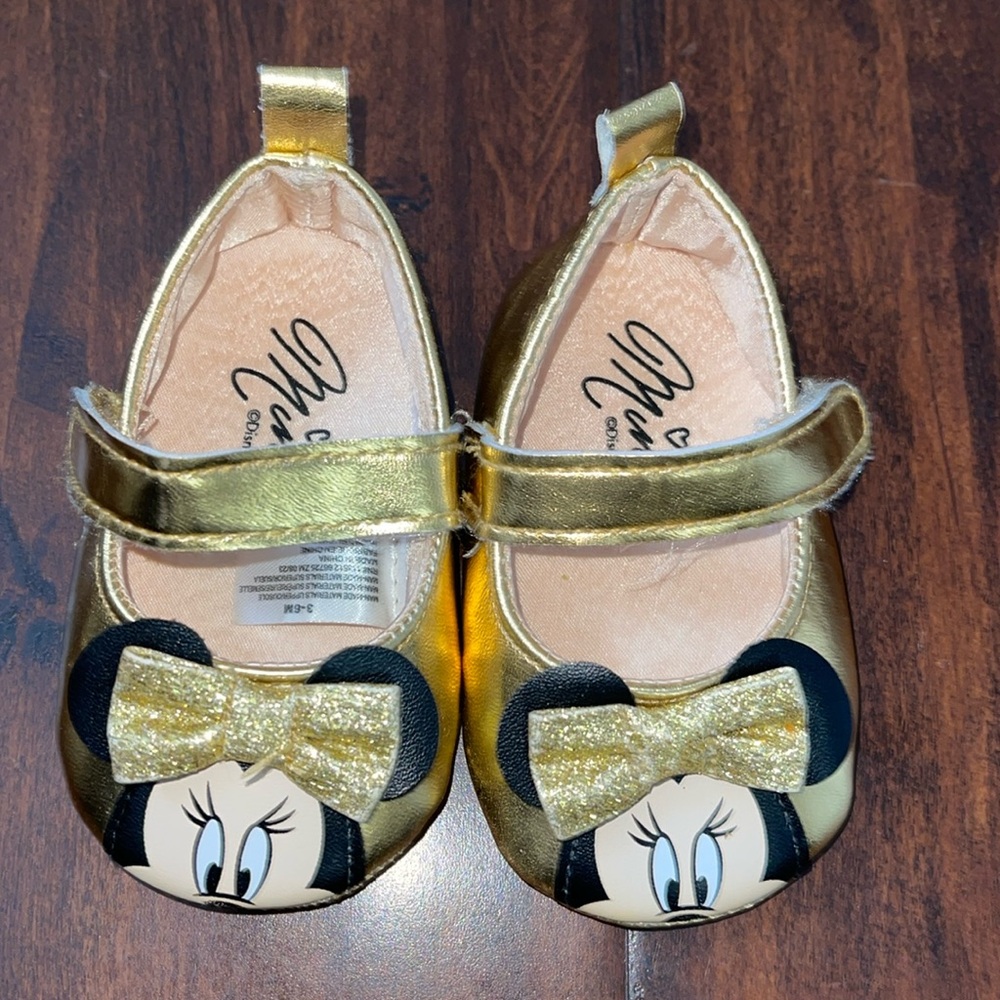 4 For $12 Baby Girl Minnie Mouse Shoes